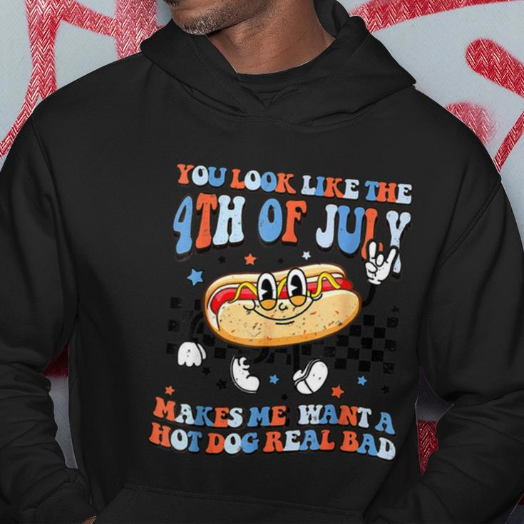 You Look Like 4Th Of July Makes Me Want A Hot Dog Real Bad V2 Hoodie Unique Gifts