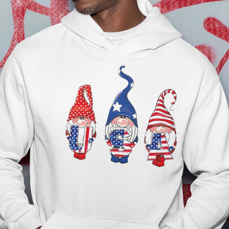 4Th Of July American Flag Gnomes Women Men Girls Boys Kids Hoodie Unique Gifts