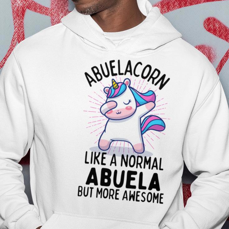 Abuelacorn Funny Unicorn Dabbing Gift Like A Normal Abuela But More Awesome Hoodie Funny Gifts