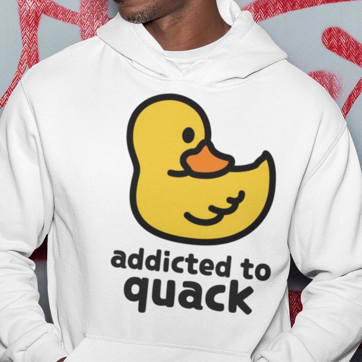 Addicted To Quack Hoodie Funny Gifts