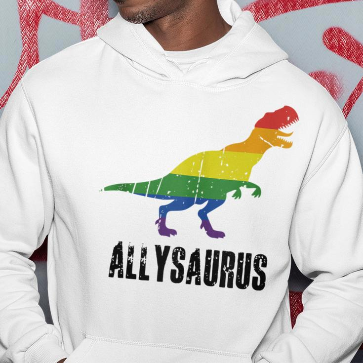 Allysaurus Ally Pride Gay Pride Lgbt Allysaurus Hoodie Unique Gifts