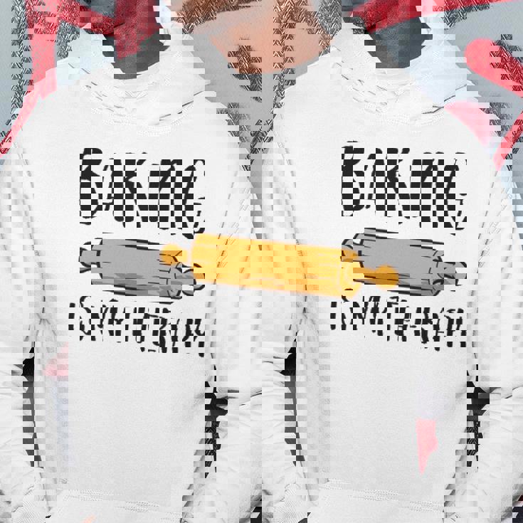 Baking Is My Therapy Funny Cookie Baking Baker Hoodie Unique Gifts Baking Is My Therapy Funny Cookie Baking Baker Hoodie Unique Gifts