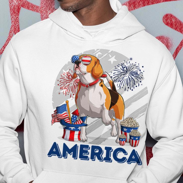 Beagle American Flag Sunglasses 708 Shirt Hoodie Funny Gifts