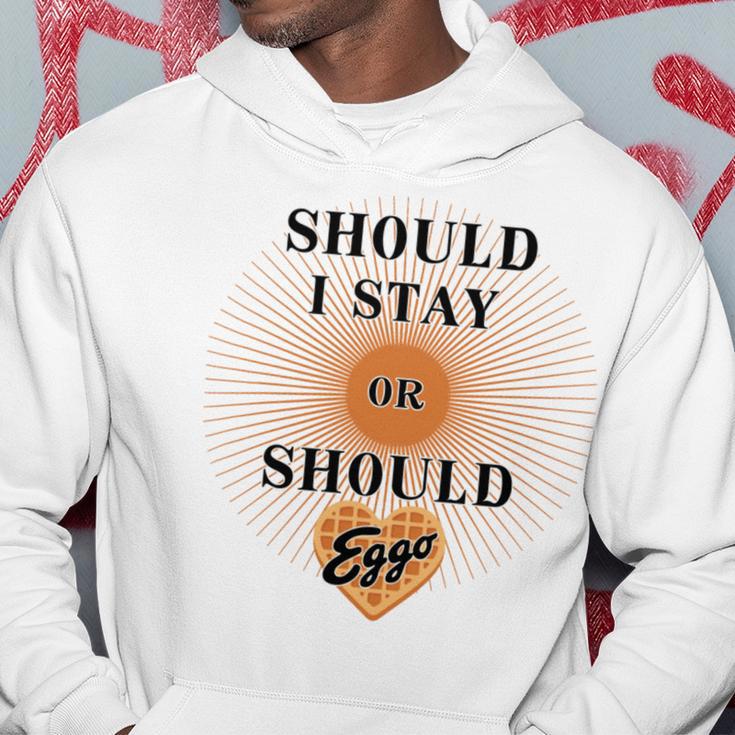 Best Seller Should I Stay Or Should Eggo Merchandise Hoodie Funny Gifts