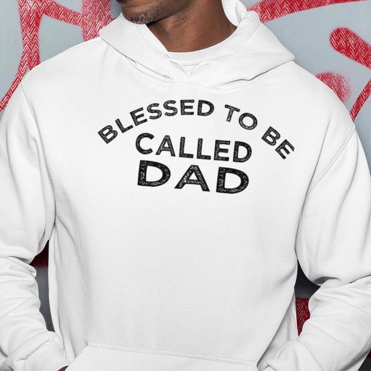 Blessed To Be Called Dad Sticker Hoodie Funny Gifts