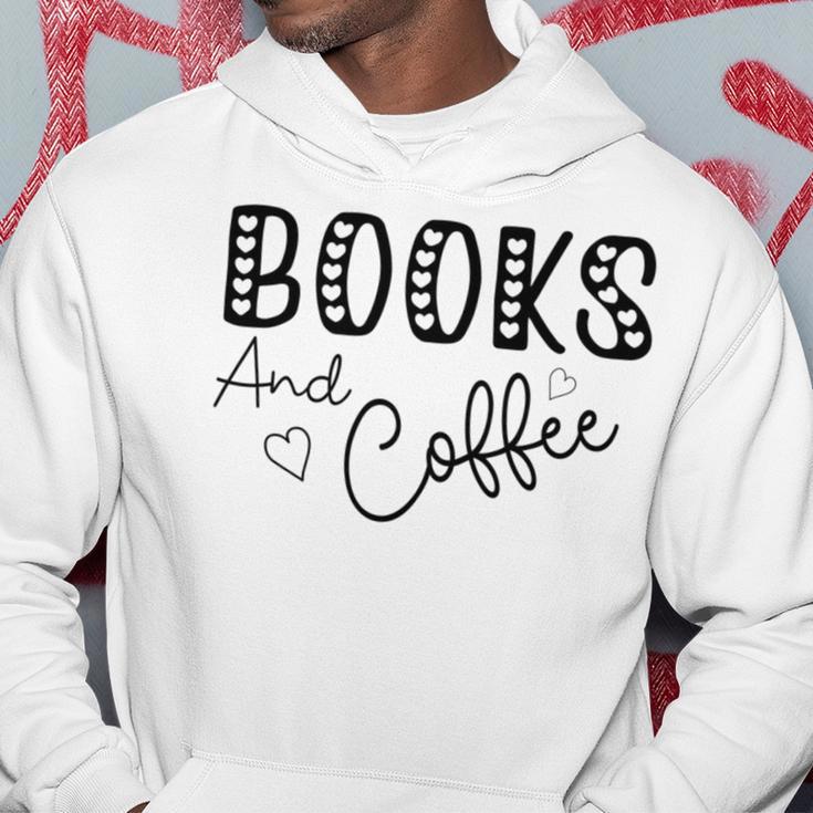 Books And Coffee Books Lover Tee Coffee Lover Gift For Books Lover Gift For Coffee Lover Gift For Women Hoodie Funny Gifts