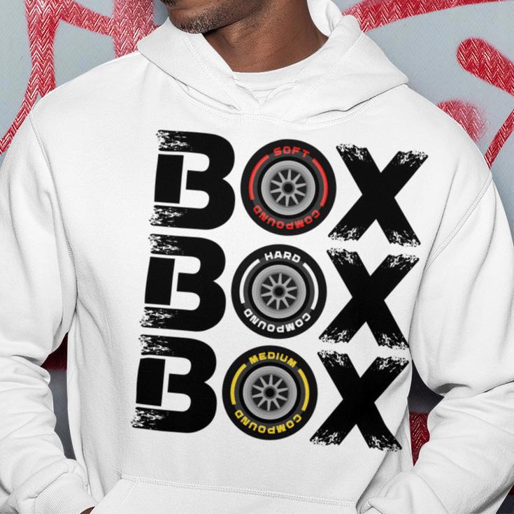 Box Box Box F1 Tyre Compound V2 Design Hoodie Funny Gifts