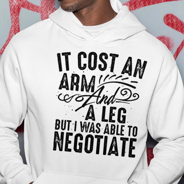 Cool Arm And Leg Able To Negotiate Funny Amputation Gift Hoodie Unique Gifts