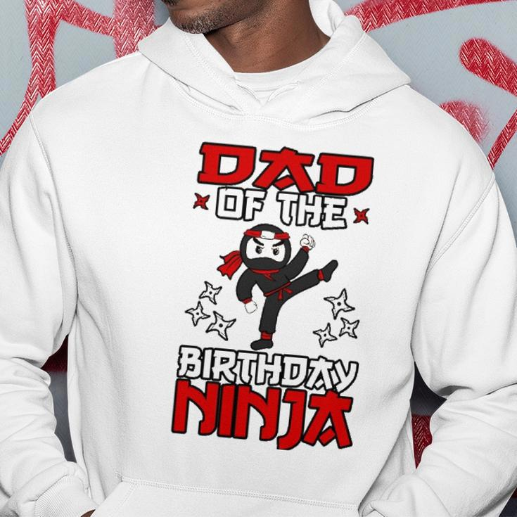 Dad Of The Birthday Ninja Shinobi Themed Bday Party Hoodie Unique Gifts