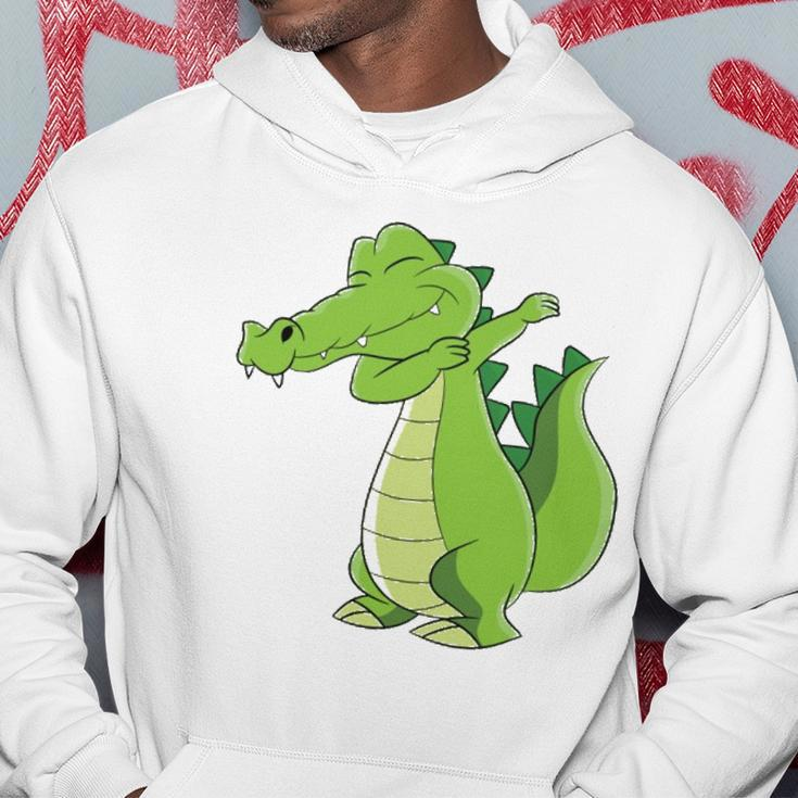 Dancing Alligator Gift Funny Dabbing Alligator Hoodie Personalized Gifts