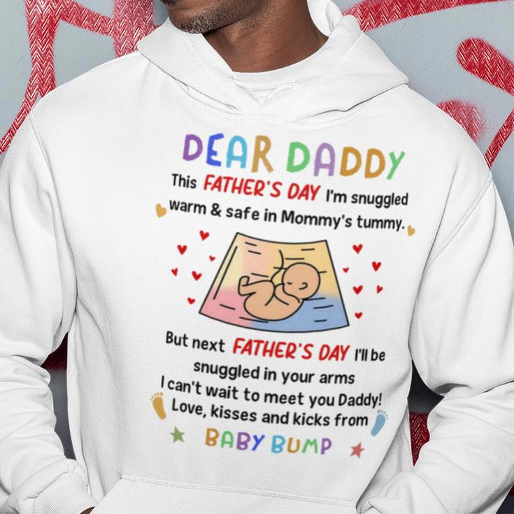 Dear Daddy I Cant Wait To Meet You Baby Bump Mug Hoodie Unique Gifts