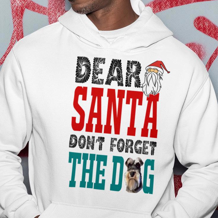 Dear Santa Dont Forget The Dog Hoodie Funny Gifts