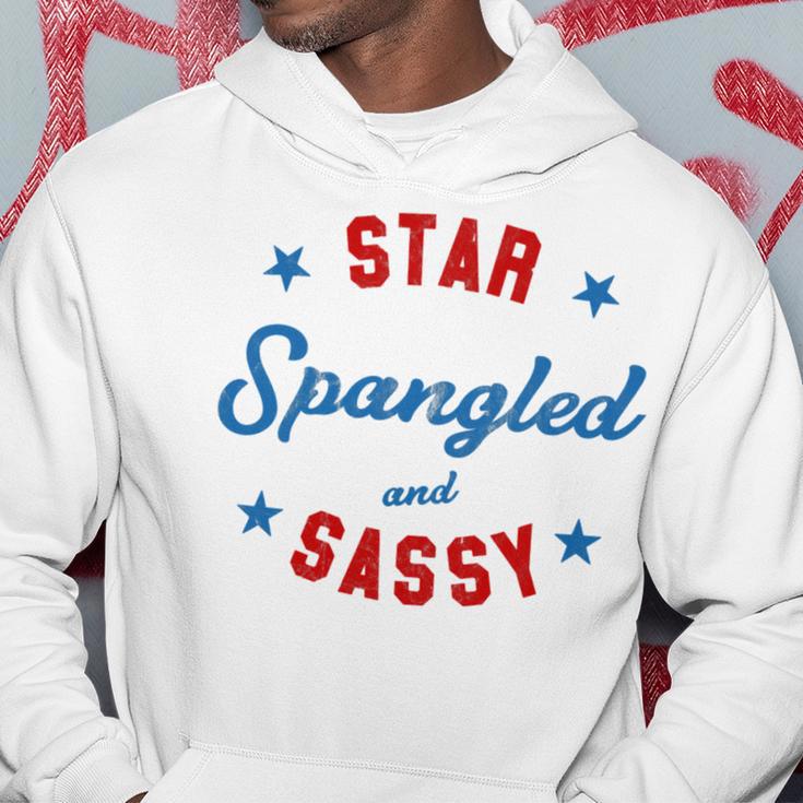 Fourth Of July Star Spangled Sassy Cute 741 Shirt Hoodie Funny Gifts