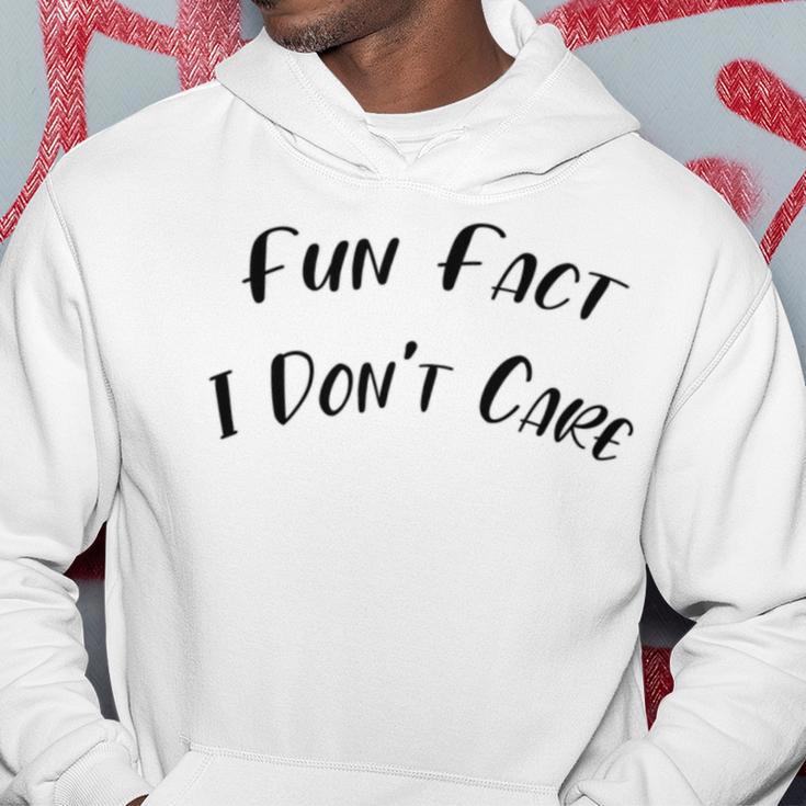 Fun Fact L Dont Care Funny V2 Hoodie Funny Gifts