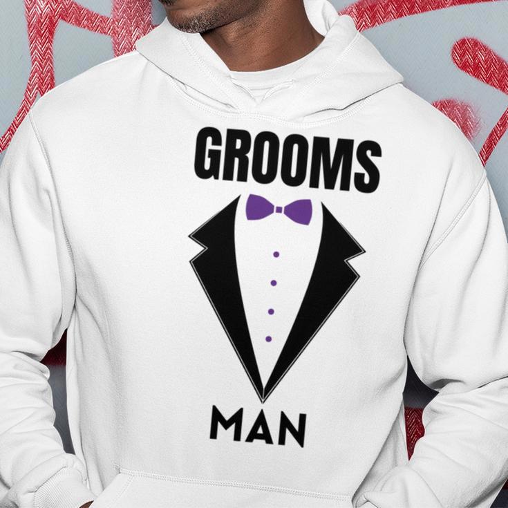 Groomsman Grooms Squad Stag Party Friends Themed Hoodie Funny Gifts