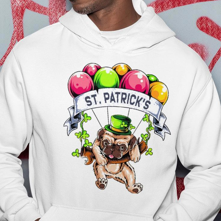 Happy StPatricks Day Pug Lover Gift Hoodie Unique Gifts