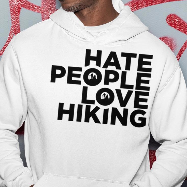 Hate People Love Hiking V2 Hoodie Funny Gifts