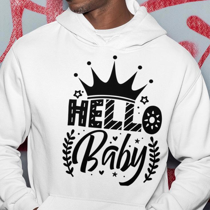 Hello Baby Graphic Design For New Coming Babys Hoodie Funny Gifts