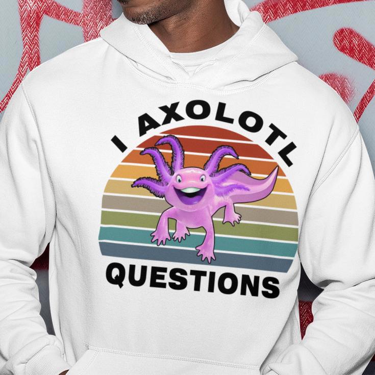 I Axlotl Questions Cute Axlotl V3 Hoodie Funny Gifts