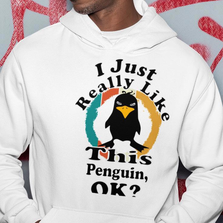 I Really Like This Penguin Ok Hoodie Funny Gifts