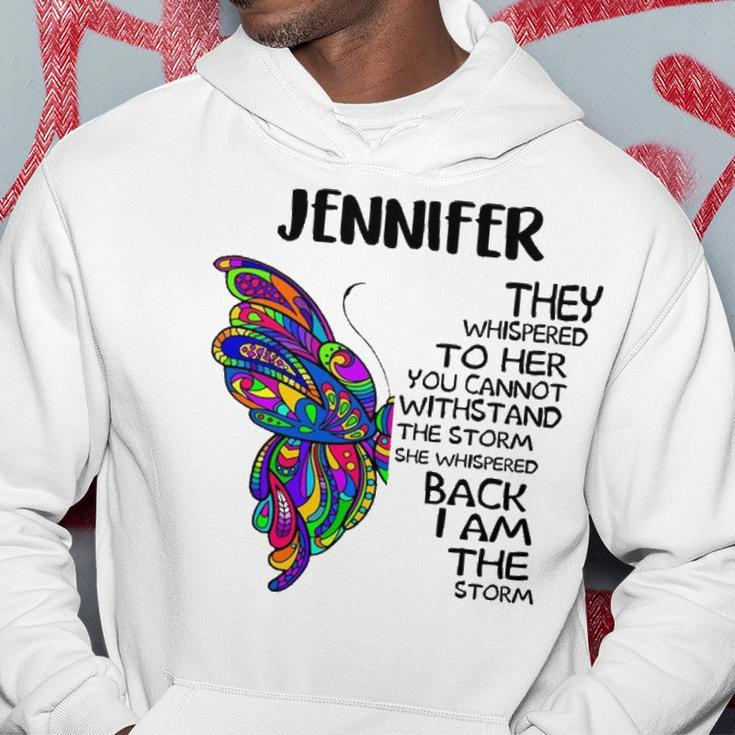 Jennifer Name Gift Jennifer I Am The Storm Hoodie Funny Gifts