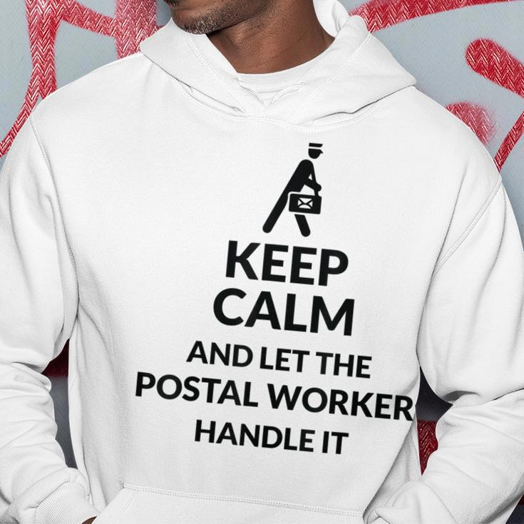 Keep Calm Let Postal Worker Handle It - Postal Worker Hoodie Personalized Gifts