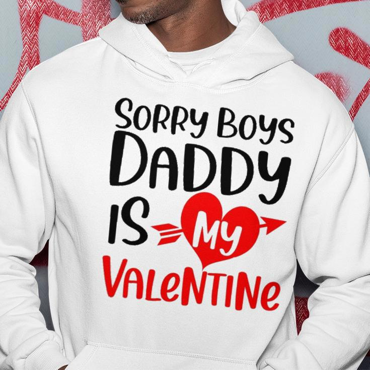 Kids Sorry Boys Daddy Is My Valentine Baby Girl Daughter Hoodie Unique Gifts