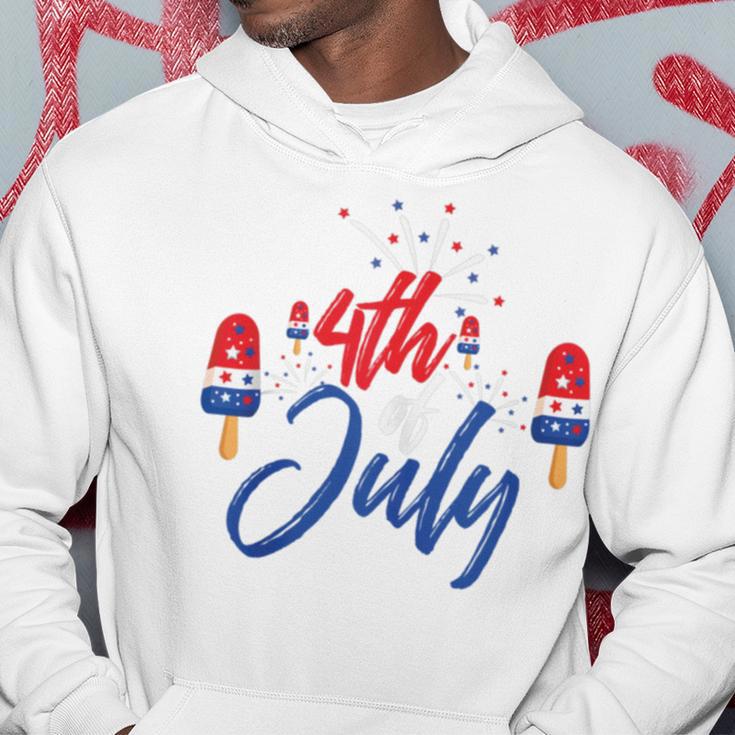 Memorial Day 4Th Of July Holiday Patriotic Ice Cream V2 Hoodie Funny Gifts