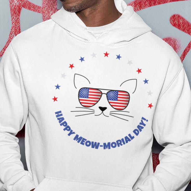 Memorial Day Cat Meowmorial Day V2 Hoodie Funny Gifts