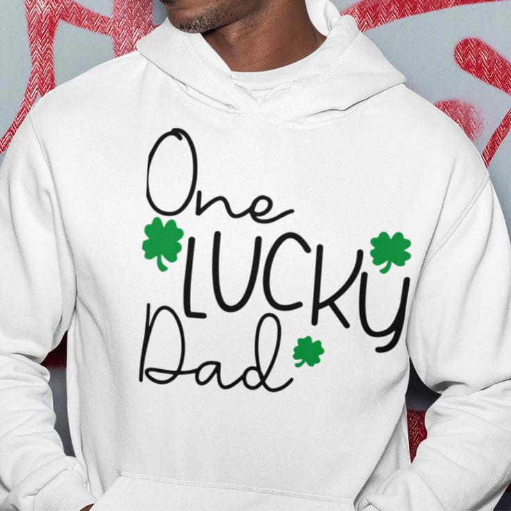 One Lucky Dad Funny St Patrick Day Hoodie Funny Gifts