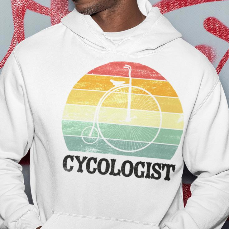 Penny Farthing Cycologist Funny Vintage Biking Cyclogist Cyclist Cycling Road Bike Mtb Hoodie Funny Gifts