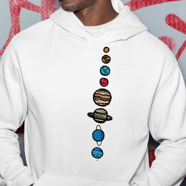 Planets Colour Hoodie Funny Gifts