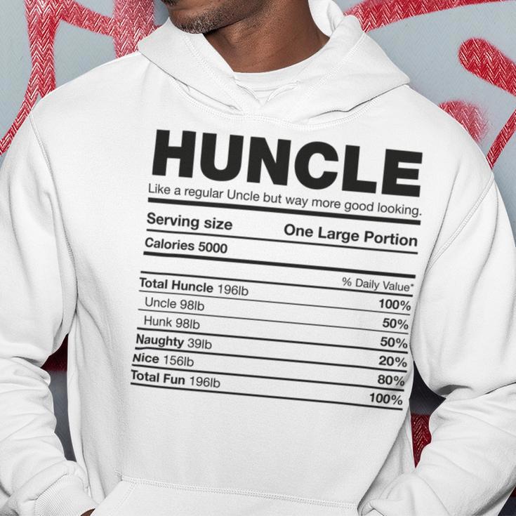 Premium Huncle Like A Regular Uncle But Way More Good Looking Nutrition Chart Hoodie Funny Gifts