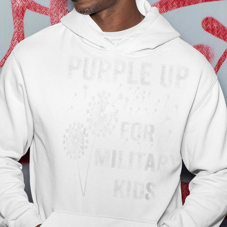 Purple Up For Military Kids - Month Of The Military Child Hoodie Funny Gifts