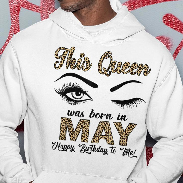 Queen Was Born In May Happy Birthday To Me Taurus Gemini Hoodie Funny Gifts