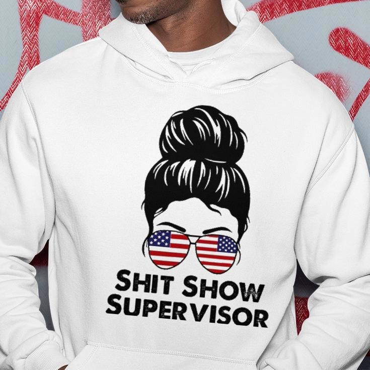 Shit Show Supervisor Funny Mom Dad Boss Manager Teacher Hoodie Unique Gifts