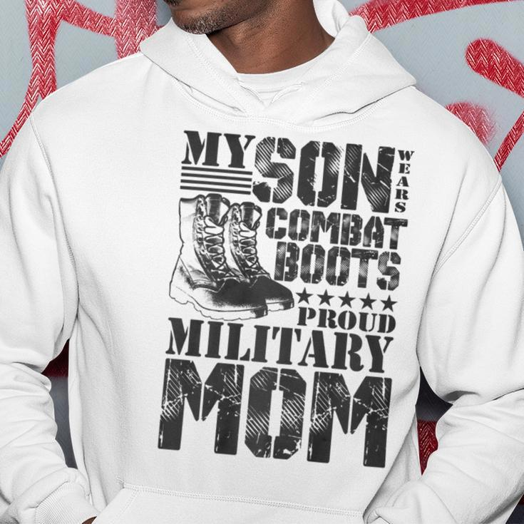 Son Wears Combat Boots Military Mom Military Family Premium T-Shirt Hoodie Unique Gifts