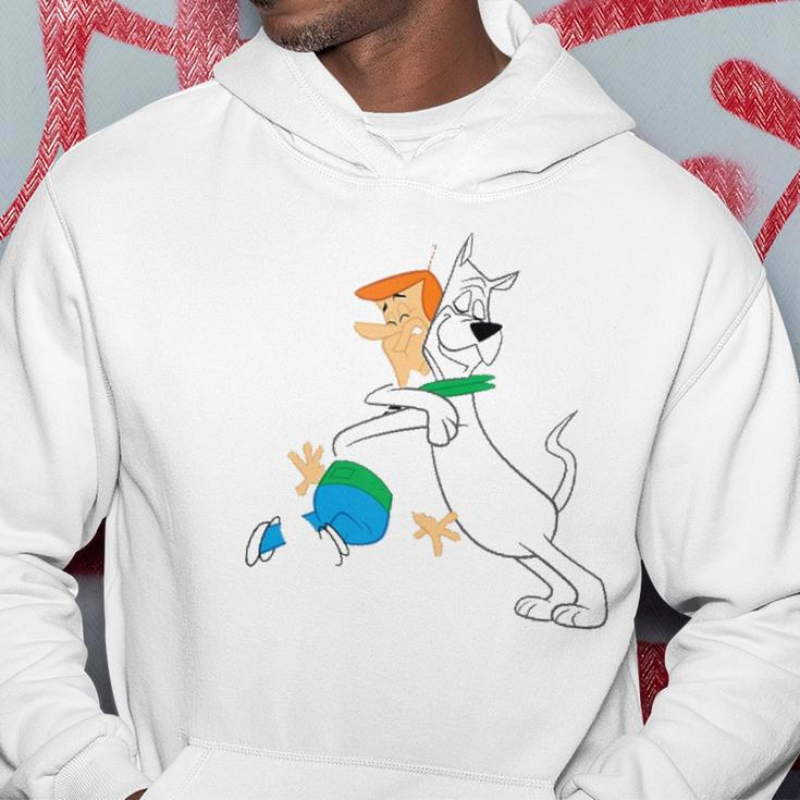 The Jetsons Astro Hugging George Hoodie Unique Gifts