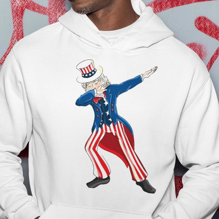 Uncle Sam Dabbing - Patriotic Uncle Sam Dab Hoodie Unique Gifts