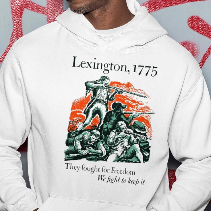 Usa Patriotic Vintage Battle Of Lexington Revolutionary War Hoodie Unique Gifts