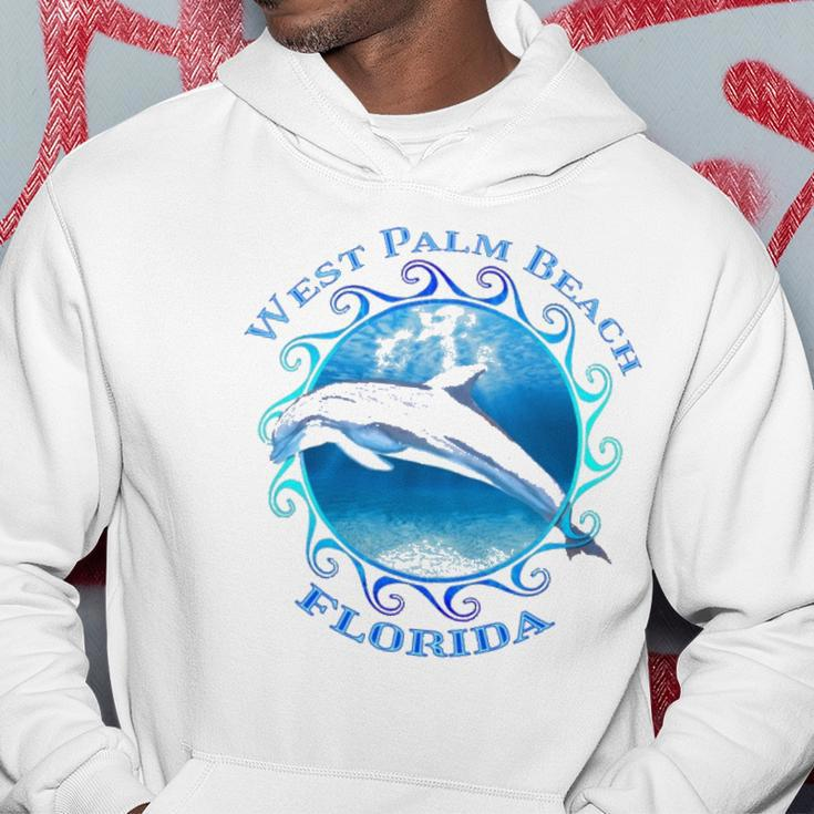 West Palm Beach Florida Vacation Souvenir Dolphin Hoodie Unique Gifts
