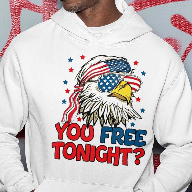You Free Tonight Bald Eagle Mullet American Flag 4Th Of July V2 Hoodie Unique Gifts