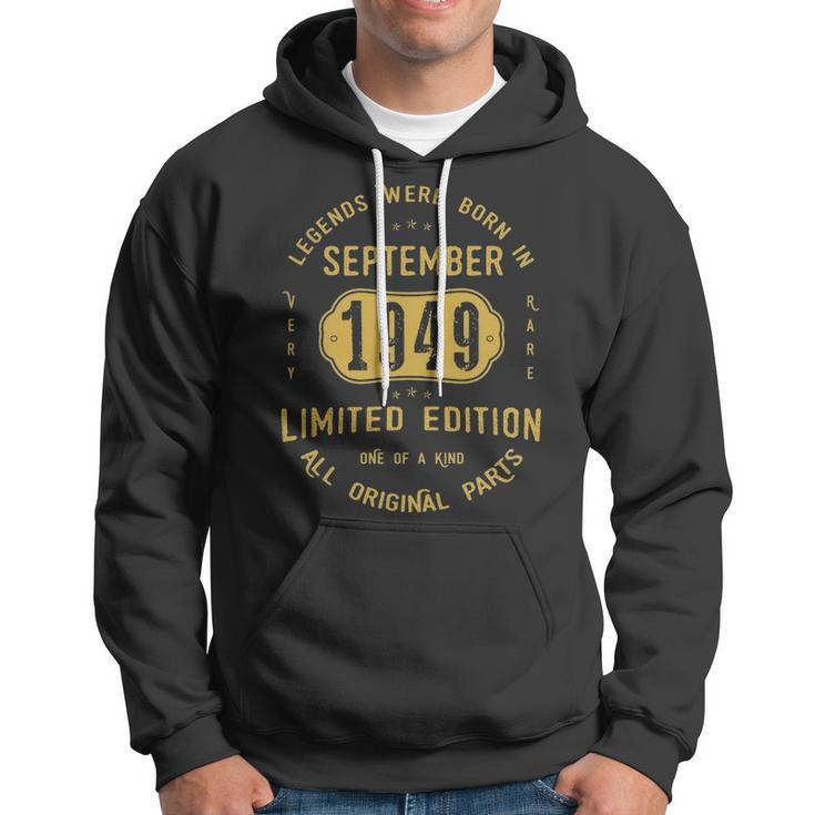 1949 September Birthday Gift 1949 September Limited Edition Hoodie