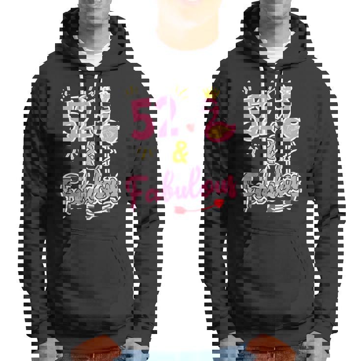 52 And Fabulous - 52 Years Old Gift - 52Nd Birthday Hoodie