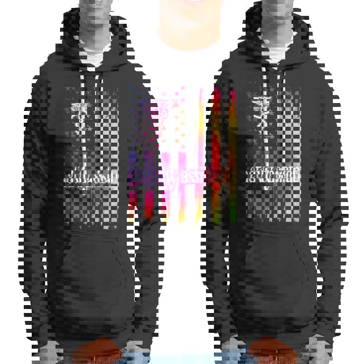 Activity Assistant Us Flag Activities Assistant Hoodie