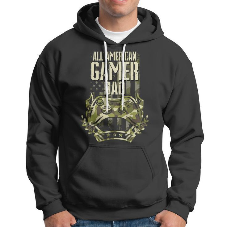 All American Gamer Dad 4Th Of July Independence Day Gaming Hoodie