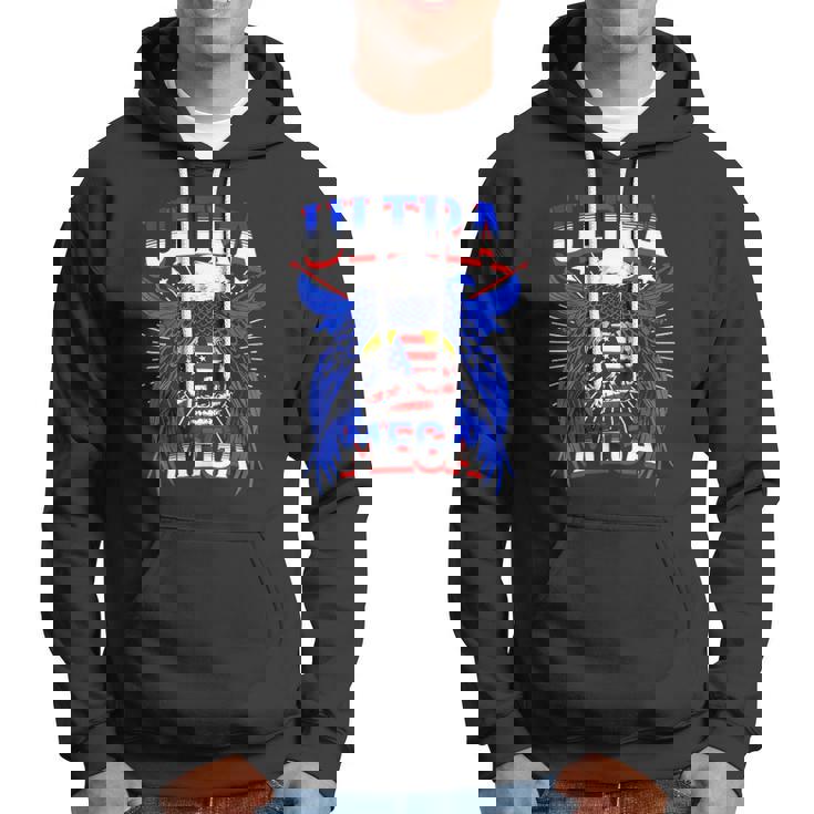 America Eagle Skull Ultra Mega The Great Maga King Ultra Mega Patriot Hoodie