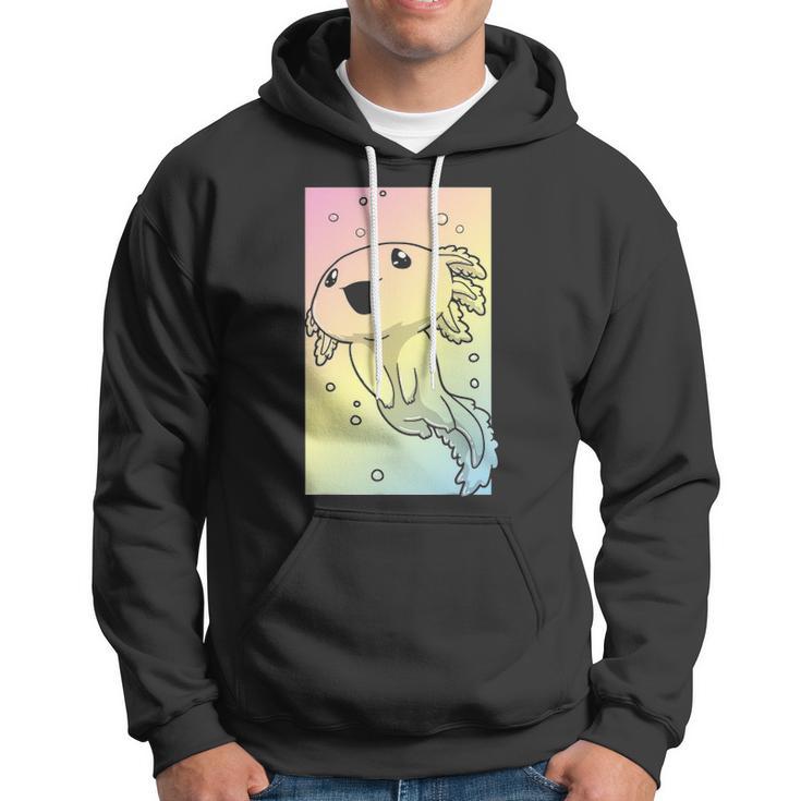 Axolotl Kawaii Ambystoma Mexicanum Hoodie | Mazezy