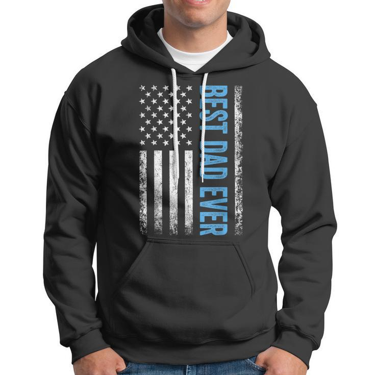 Best Dad Ever Us American Flag Gift For Fathers Day Hoodie