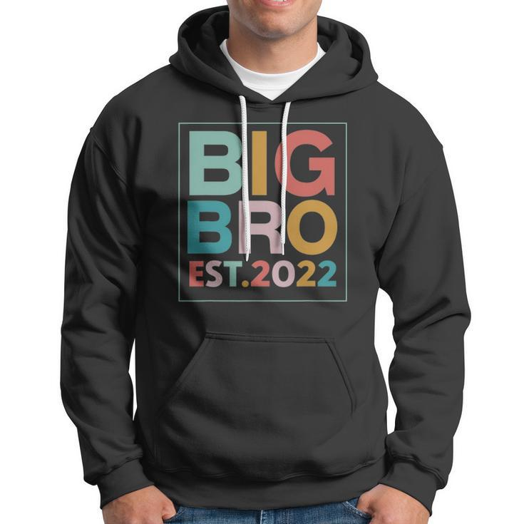 Big Bro Est 2022 Promoted To Brother 2022 Fathers Day Hoodie